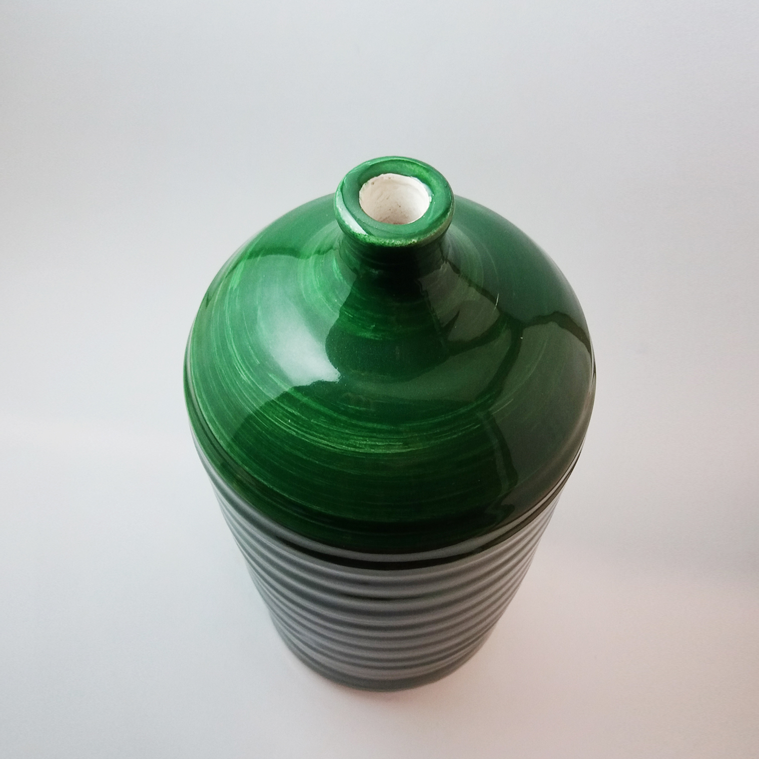 Base per lampada in ceramica artigianale pugliese