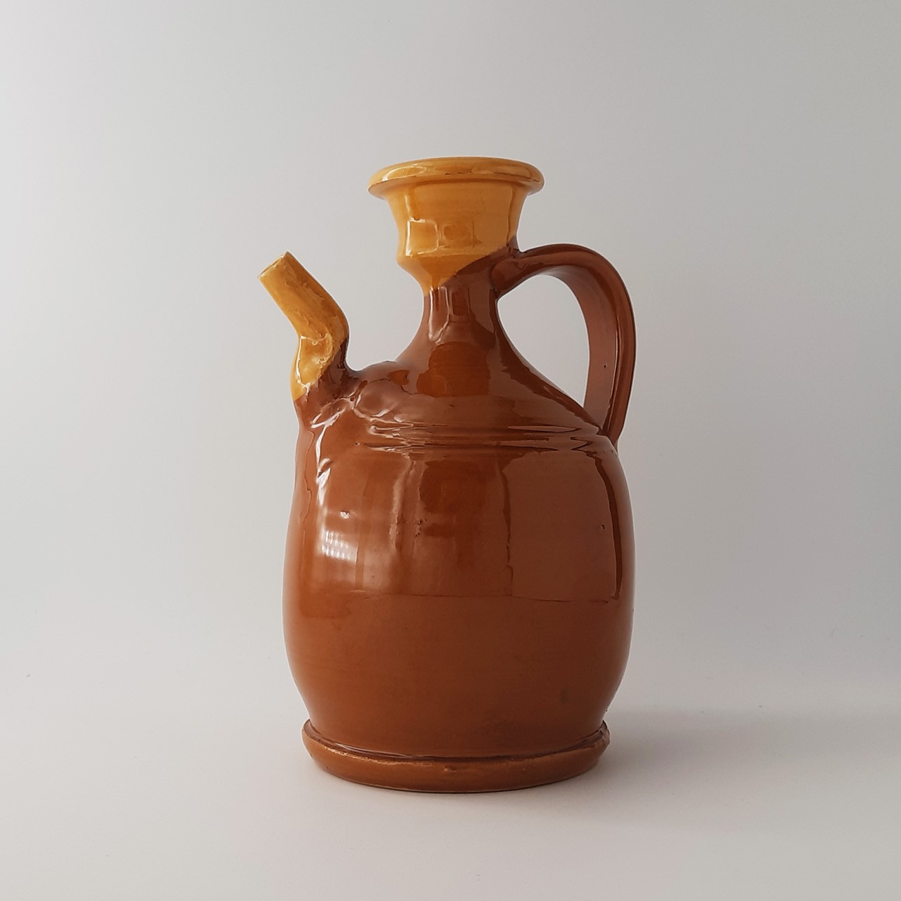 Oliera antica in ceramica artigianale pugliese - Ceramica Vintage